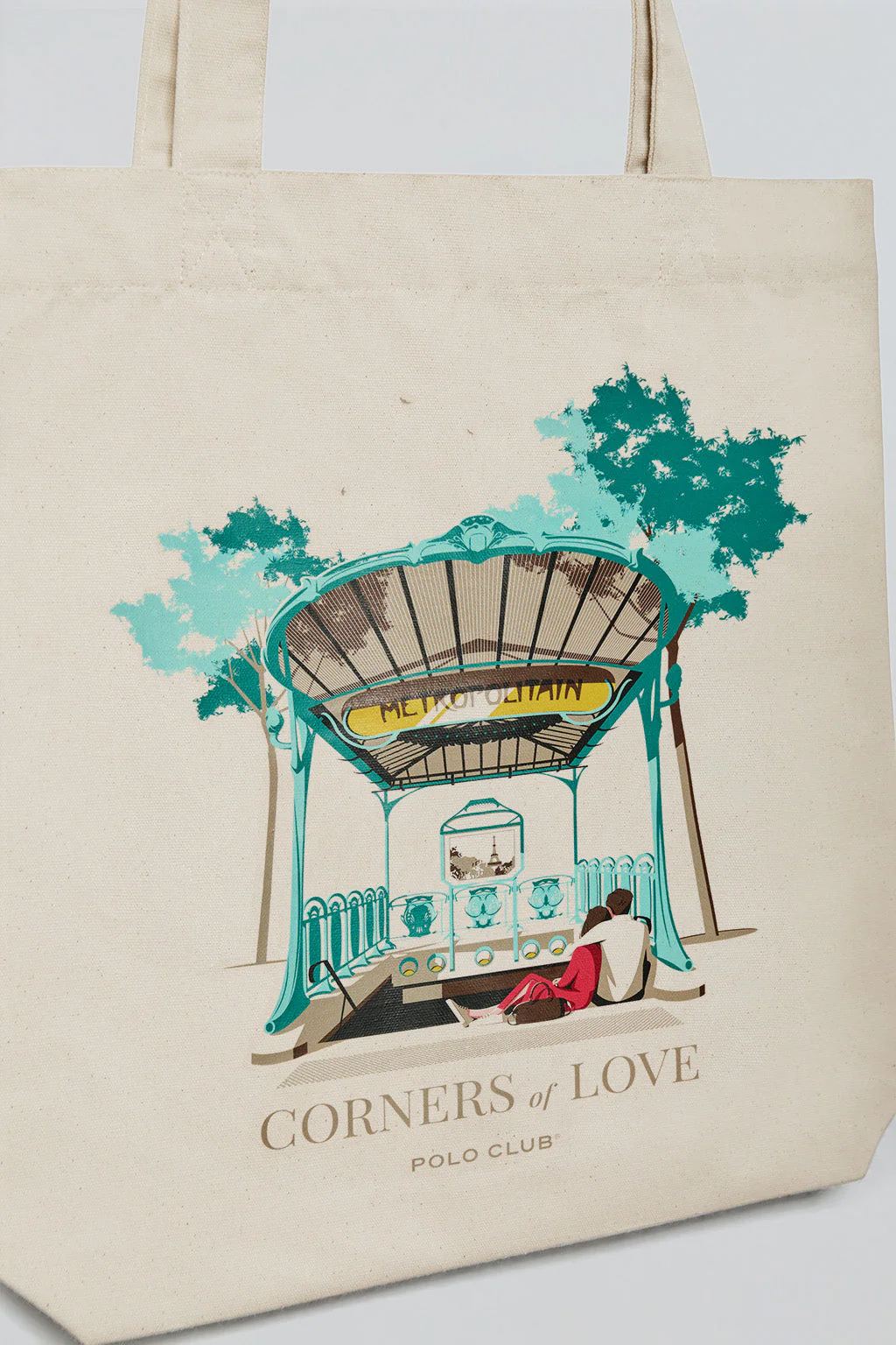 Tote bag + Lámina “Metro”. Corners of Love” de Polo Club & El Chico Llama - Image 3