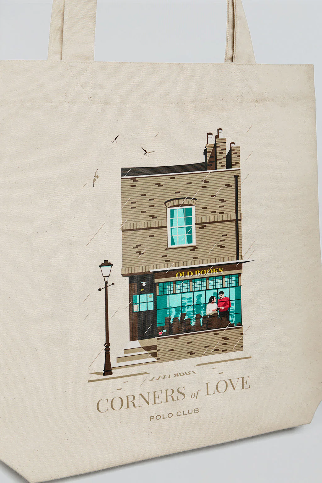 Totebag + Lámina “Librería”. Corners of Love” de Polo Club & El Chico Llama - Image 3