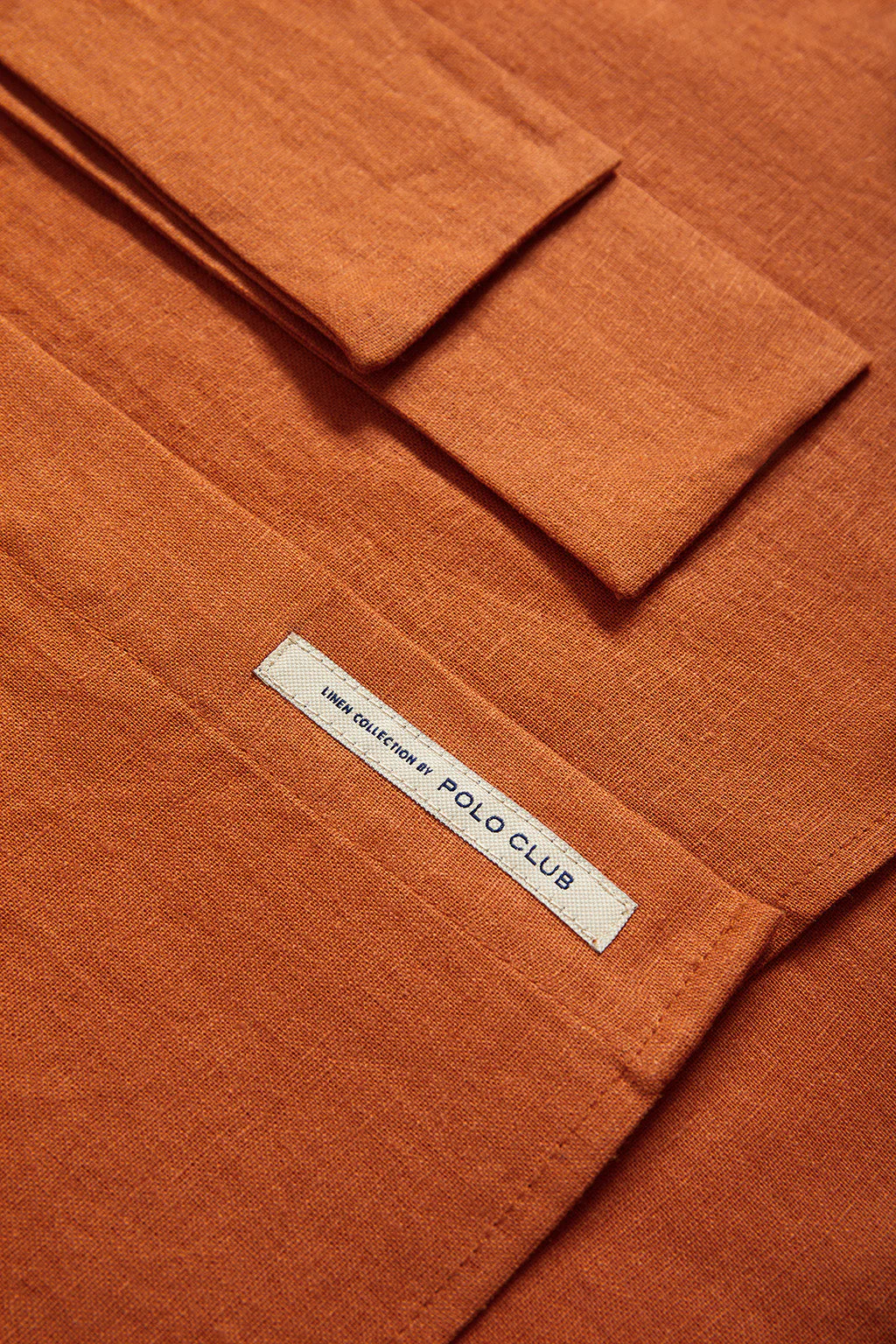 Vestido midi de lino color caldera con detalle bordado - Image 10