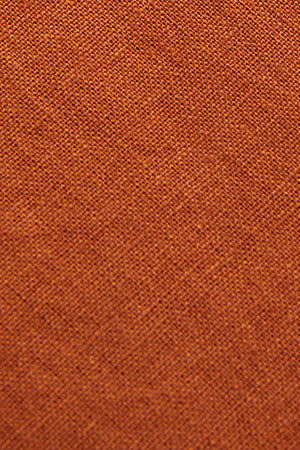 Vestido midi de lino color caldera con detalle bordado - Image 12
