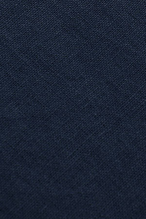 Vestido midi de lino azul marino con detalle bordado - Image 12