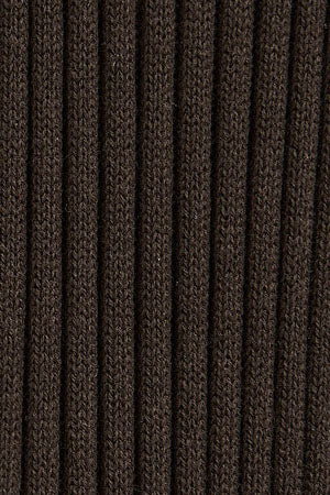 Vestido plisado color chocolate oscuro sin mangas con logo Polo Club - Image 10