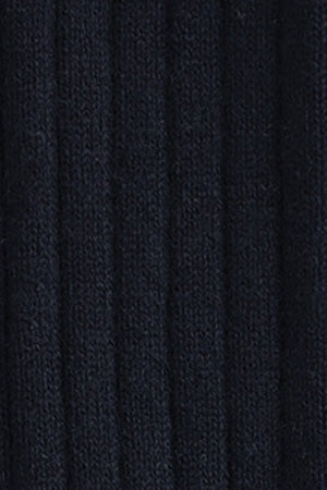 Vestido midi de punto azul marino con logo Polo Club - Image 10