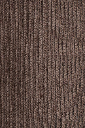 Vestido largo de cuello perkins marrón con logo Polo Club - Image 10