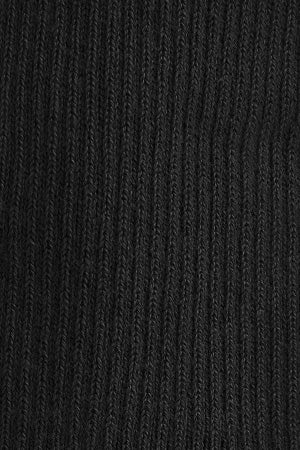 Vestido largo de cuello perkins negro con logo Polo Club - Image 9