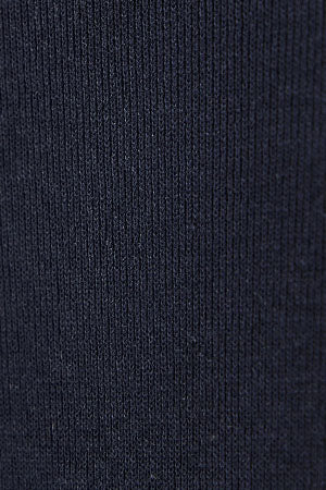 Vestido azul marino cruzado de manga larga y cuello en pico con logo Polo Club - Image 11