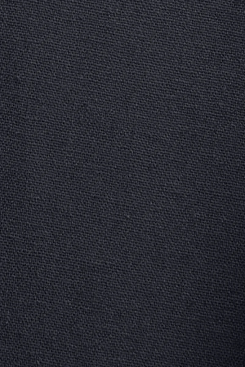 Vestido camisero cotolino azul marino de manga larga y logo Rigby Go - Image 11