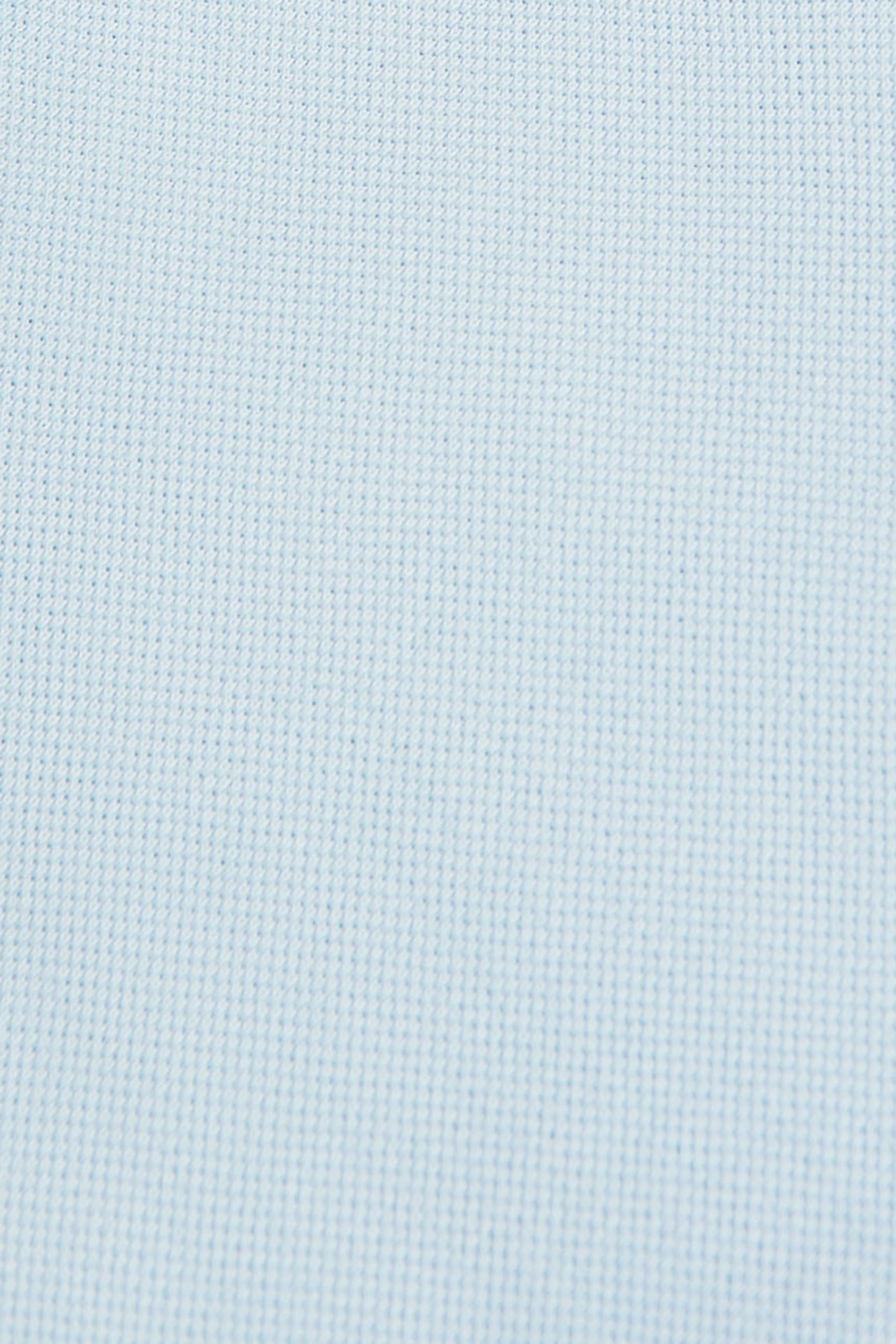 Vestido polero manga corta azul celeste con bordado Rigby Go - Image 11