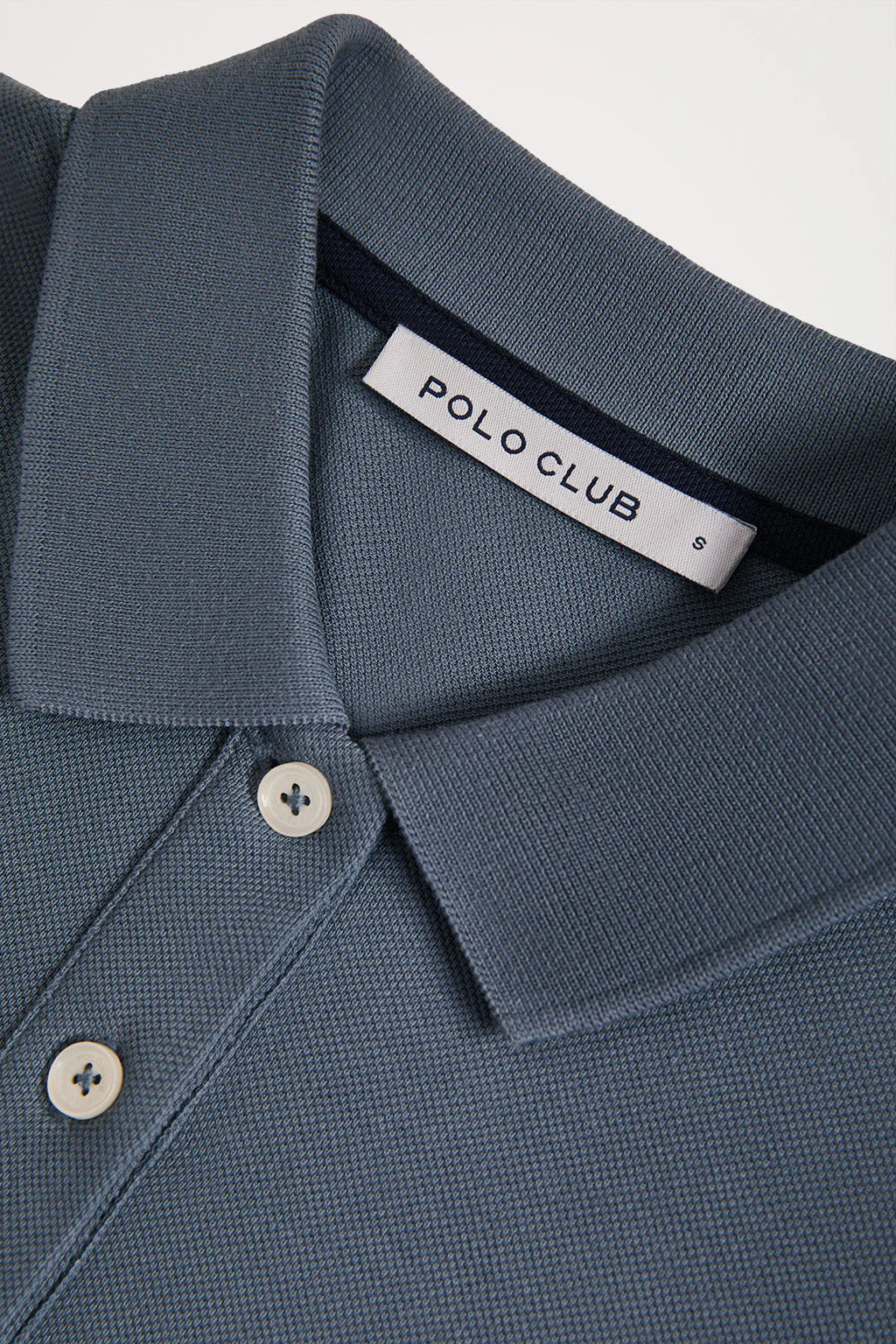 Vestido polero piqué azul denim con bordado Rigby Go - Image 8