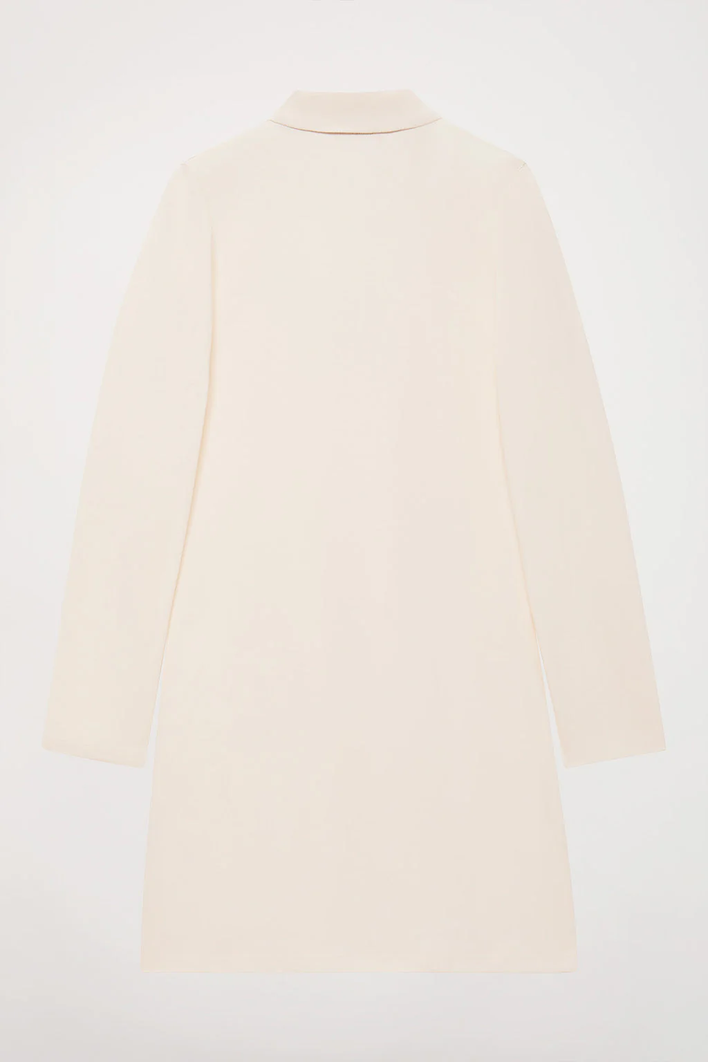 Vestido polero piqué beige con bordado Rigby Go - Image 9