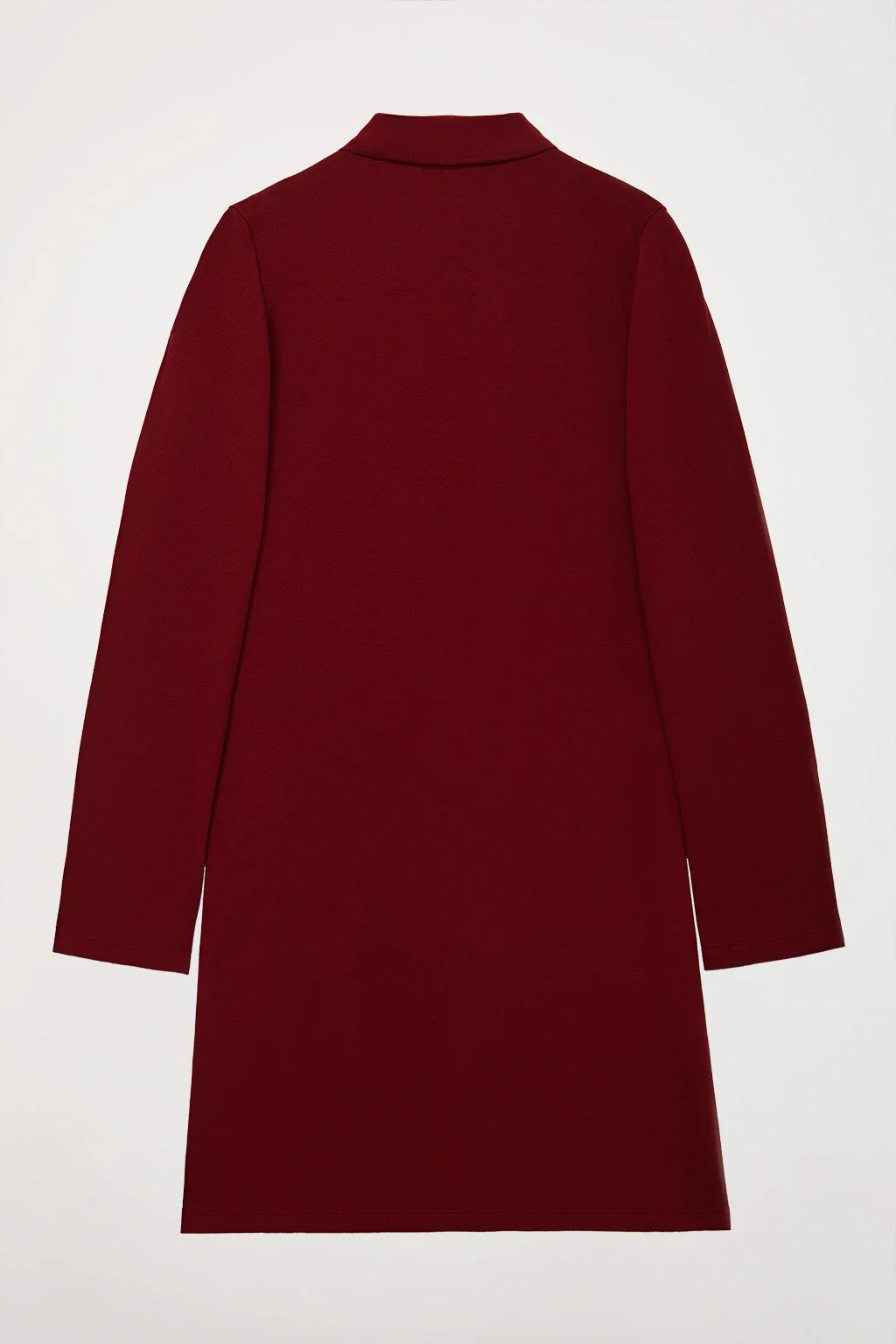 Vestido polero piqué granate con bordado Rigby Go - Image 9