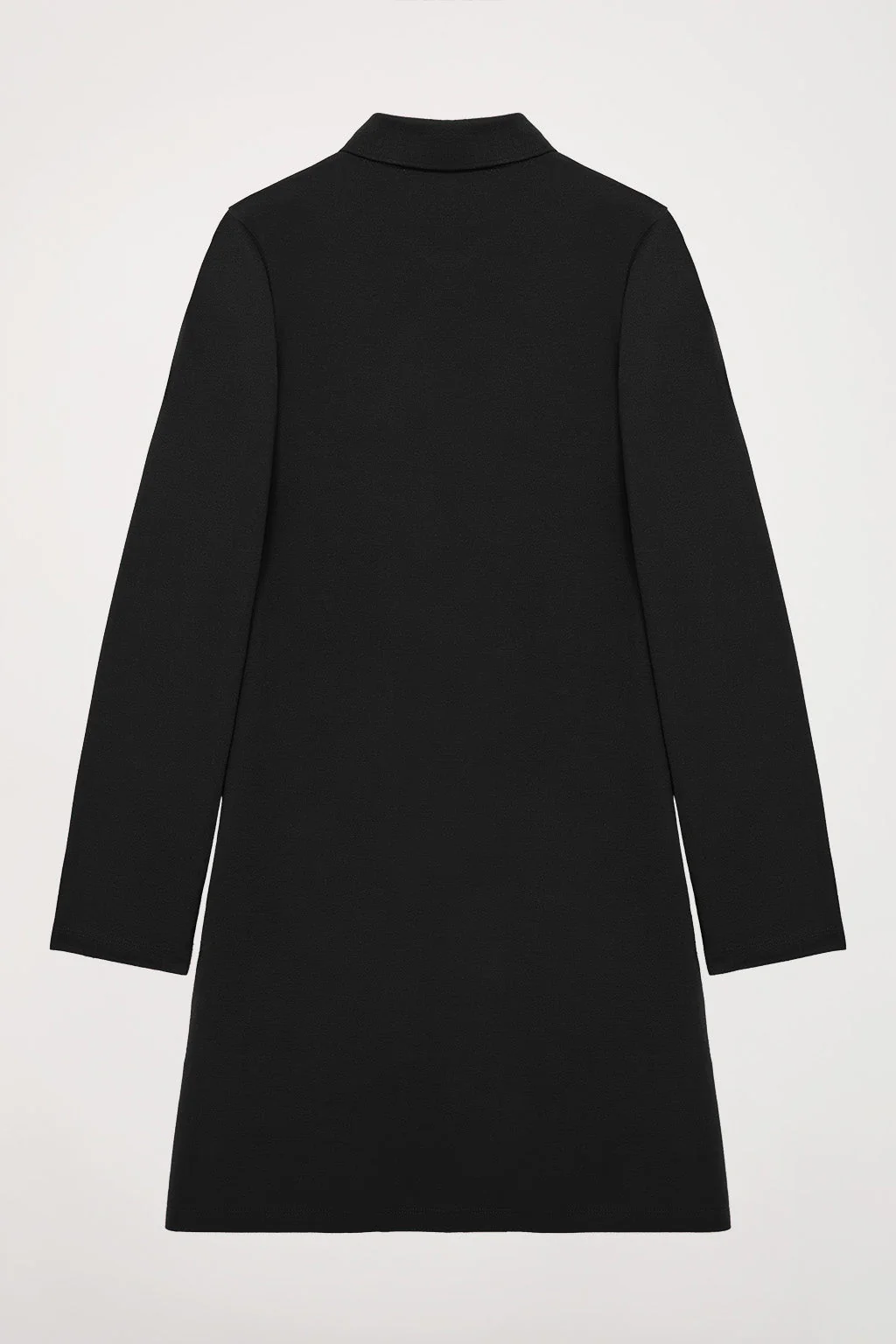 Vestido polero piqué negro con bordado Rigby Go - Image 10