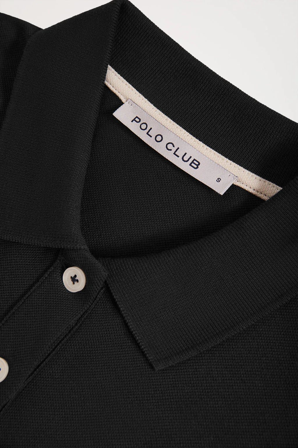 Vestido polero piqué negro con bordado Rigby Go - Image 7