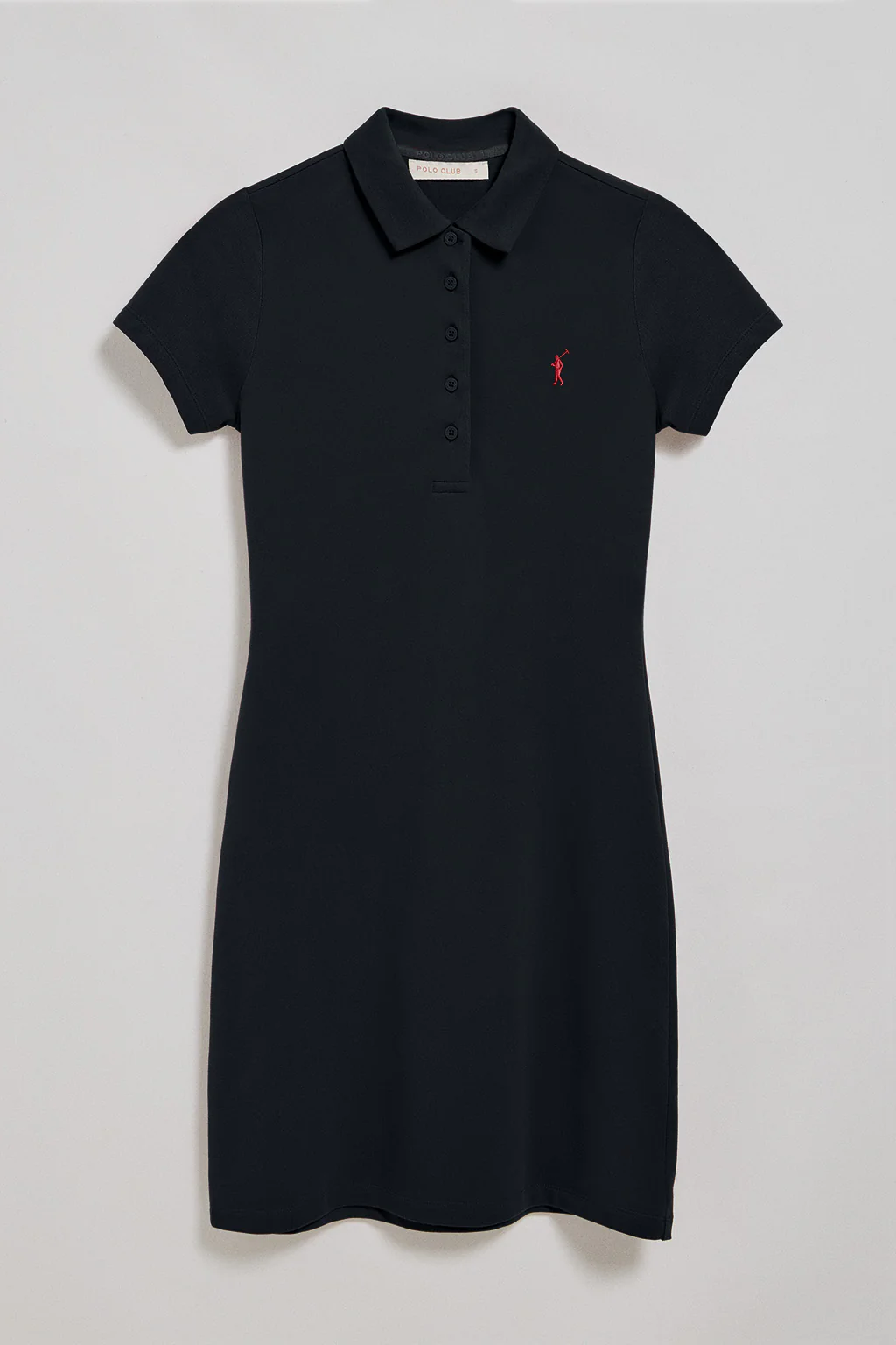 Vestido polero azul marino con logo Rigby Go - Image 5