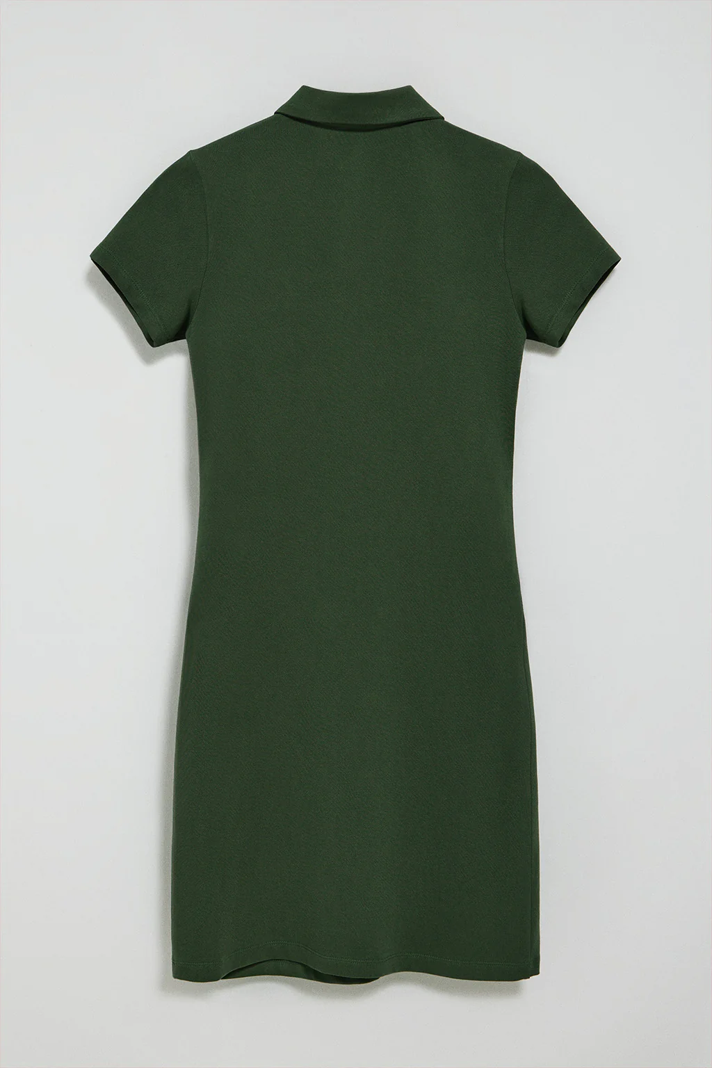 Vestido polero verde botella con logo Rigby Go - Image 7