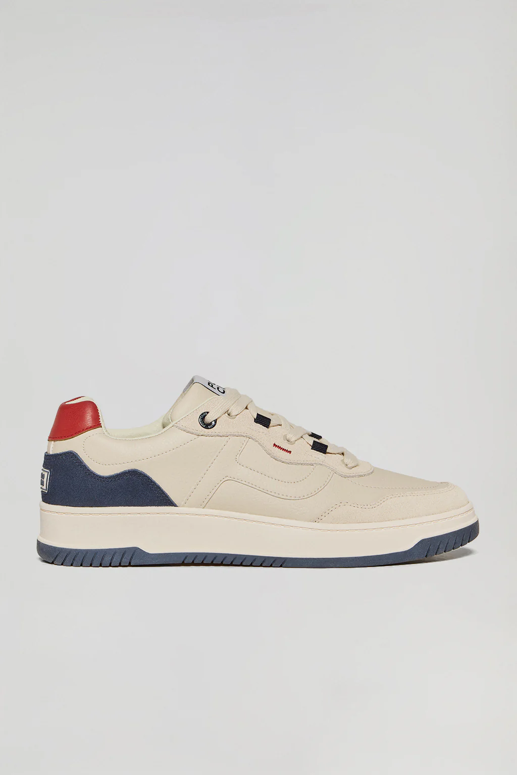 Zapatilla casual Cornell de piel sintética azul marino para hombre con detalles en contraste Polo Club - Image 5