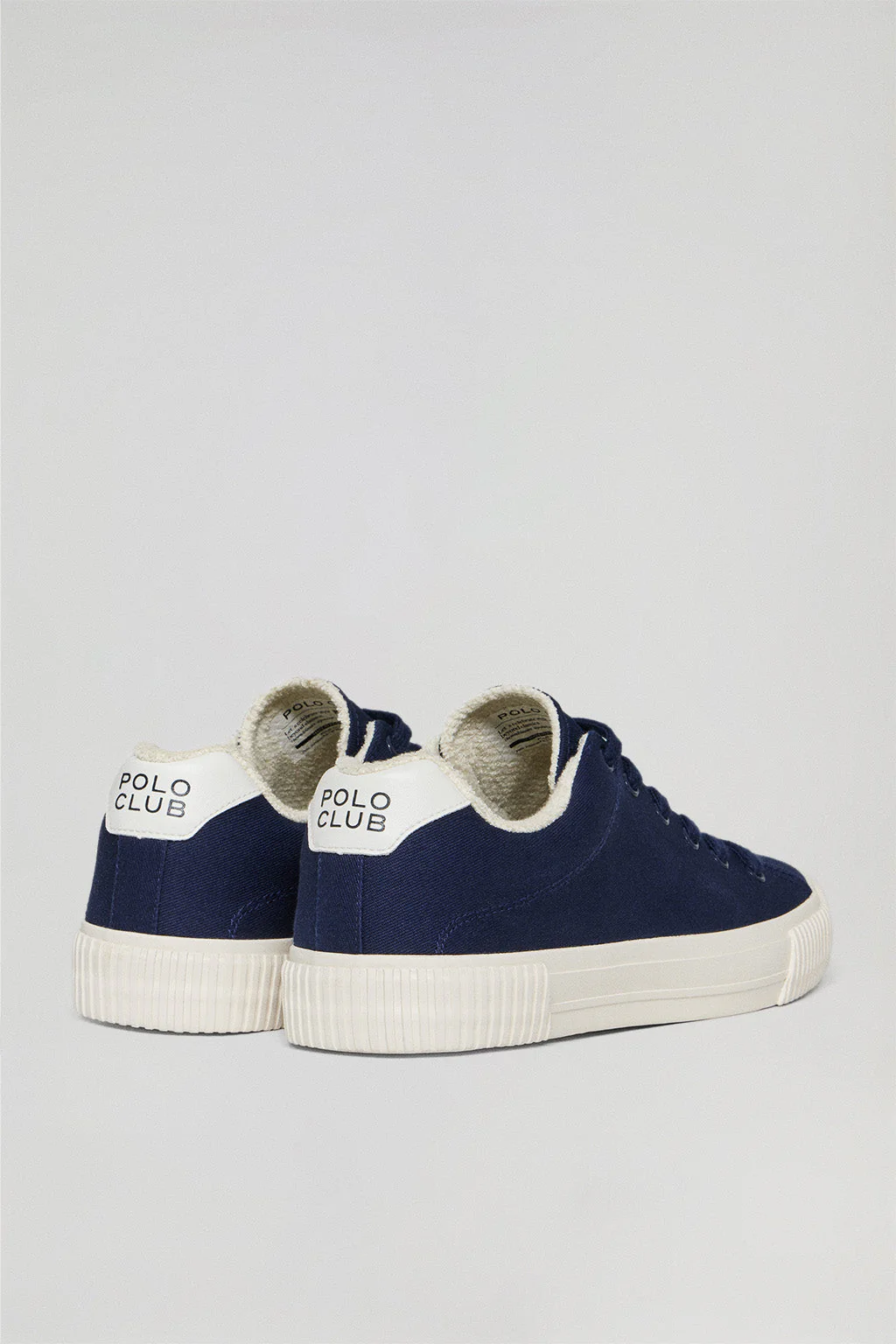 Zapatilla Habana de lona azul marino para hombre con detalles Polo Club - Image 4