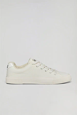 Zapatilla Habana de lona blanca para hombre con detalles Polo Club - Image 6