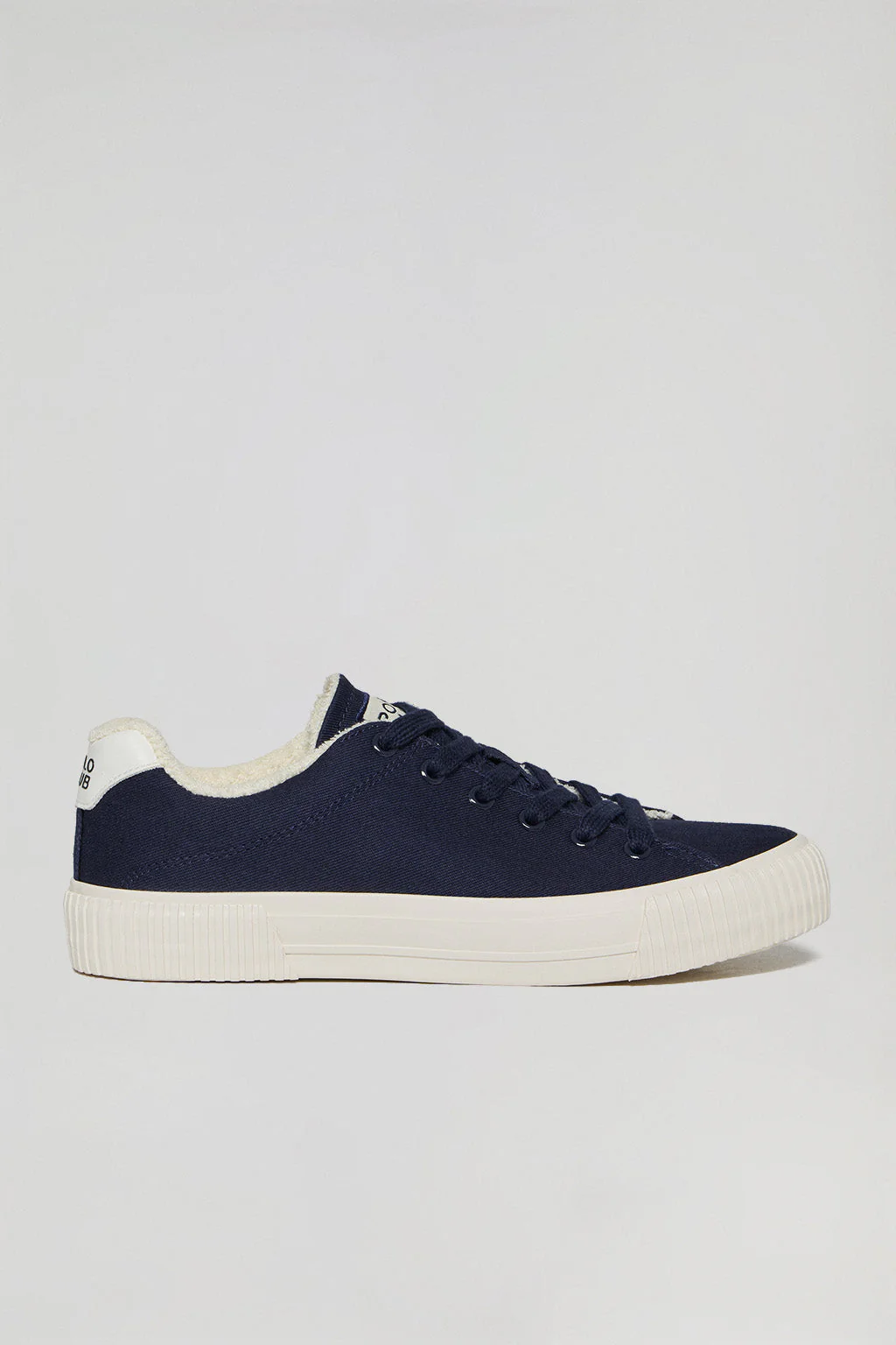 Zapatilla Habana de lona azul marino para mujer con detalles Polo Club - Image 5