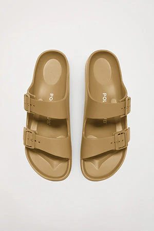 Chancla bio camel para hombre con hebillas - Image 5